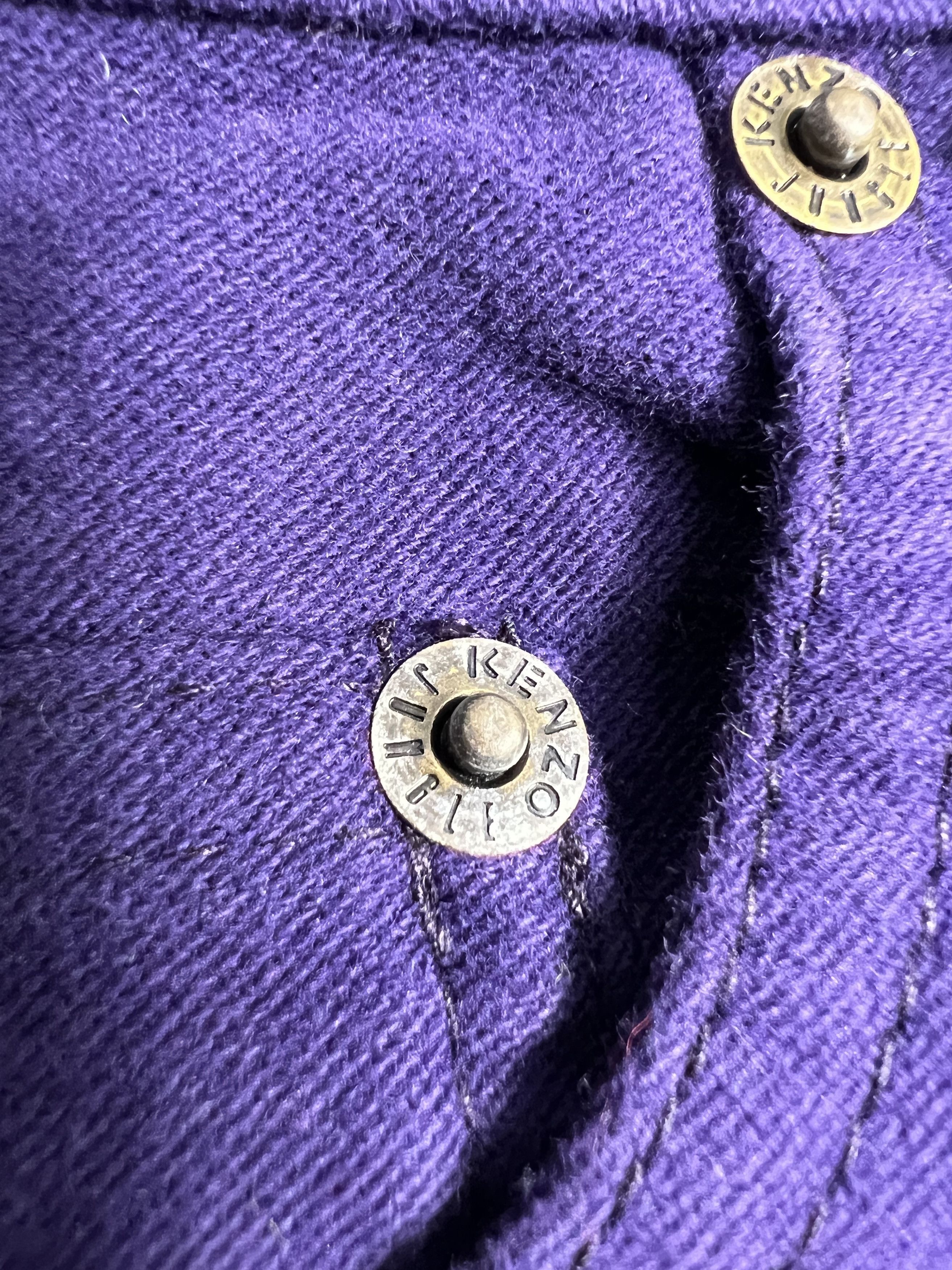 Kenzo KENZO Jungle Purple Denim GTMPT377 Size US 26 / EU 42 - 7 Thumbnail
