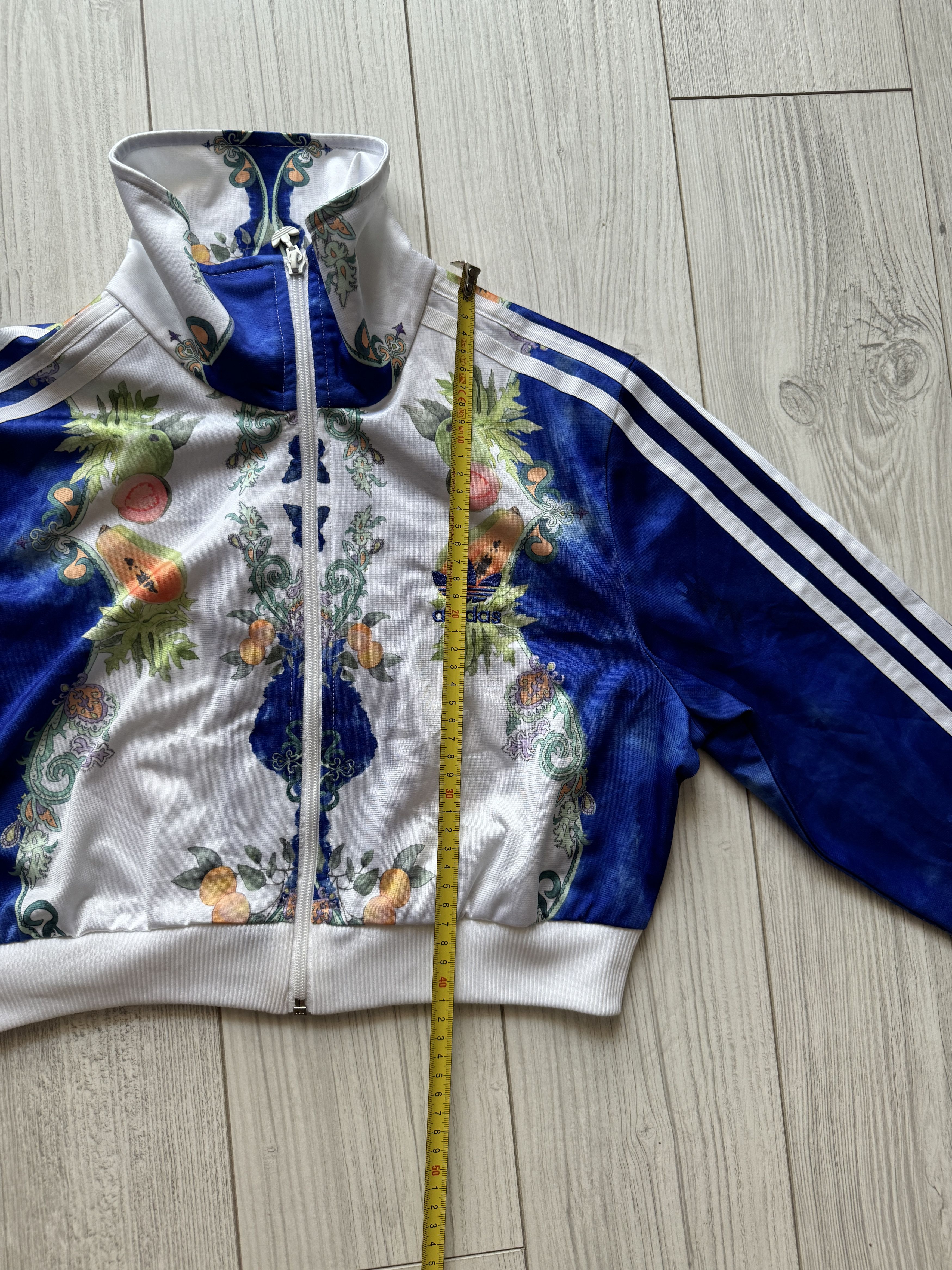 Adidas Adidas Firebird Cropped Jacket – Rare Brazil Fruit Floral Size S / US 4 / IT 40 - 8 Thumbnail
