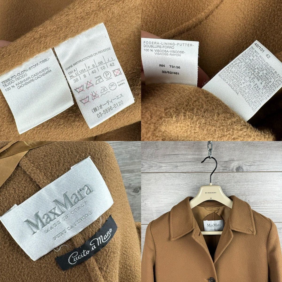 Max Mara Max Mara Vintage Trench Cashmere Women Size M / US 6-8 / IT 42-44 - 4 Thumbnail