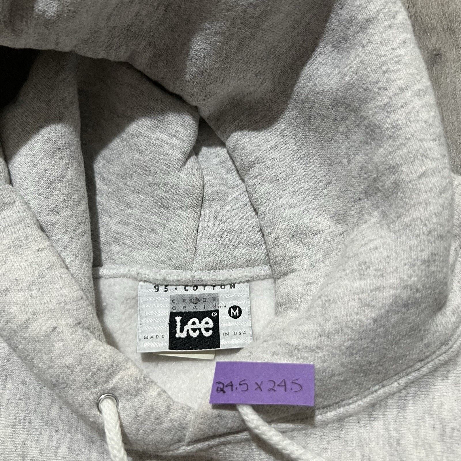 Lee VTG University Of Colorado 90s Hoodie Grey CU Buffs College Size US M / EU 48-50 / 2 - 6 Thumbnail