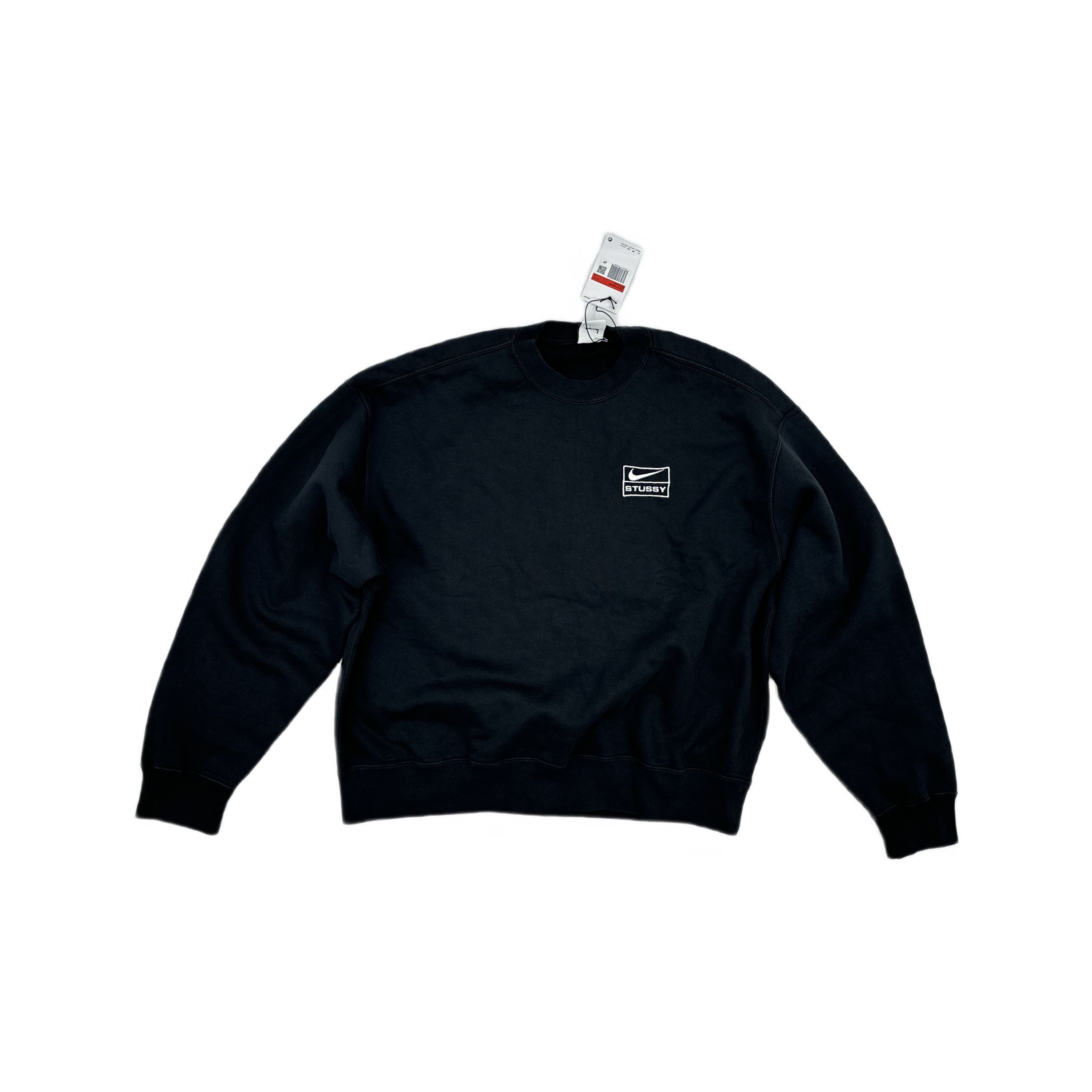 Nike Nike x Stussy Logo Crewneck Sweatshirt Size L Size US L / EU 52-54 / 3 - 1 Thumbnail