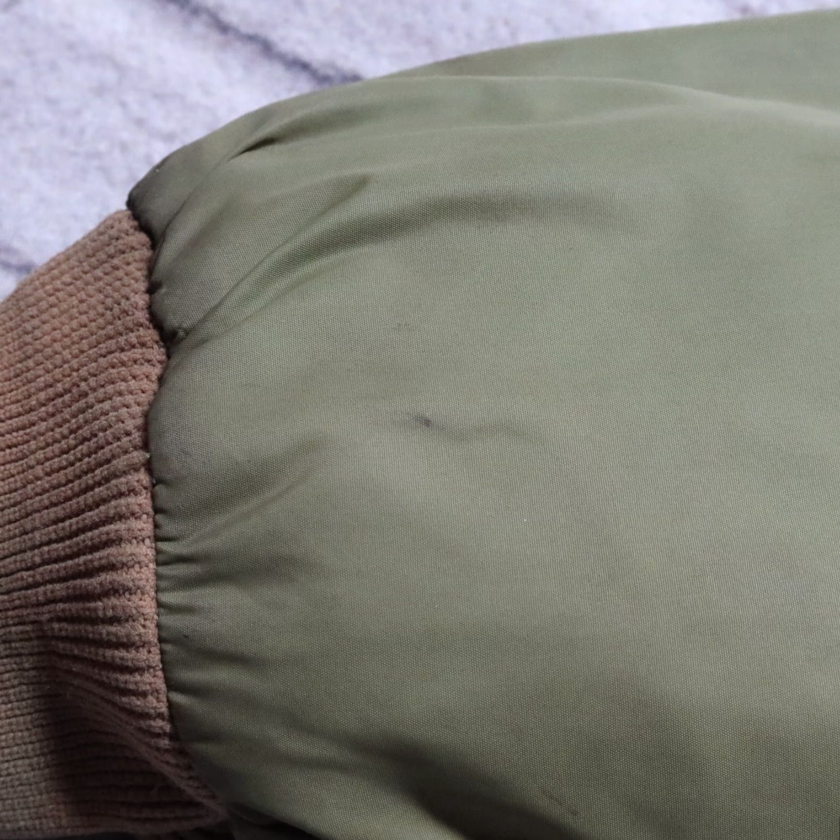 Eddie Bauer VINTAGE Eddie Bauer Quilted Down Jacket Men's 46 Green Quilted 60s Goose Skyliner Rising Sun Size US S / EU 44-46 / 1 - 4 Thumbnail