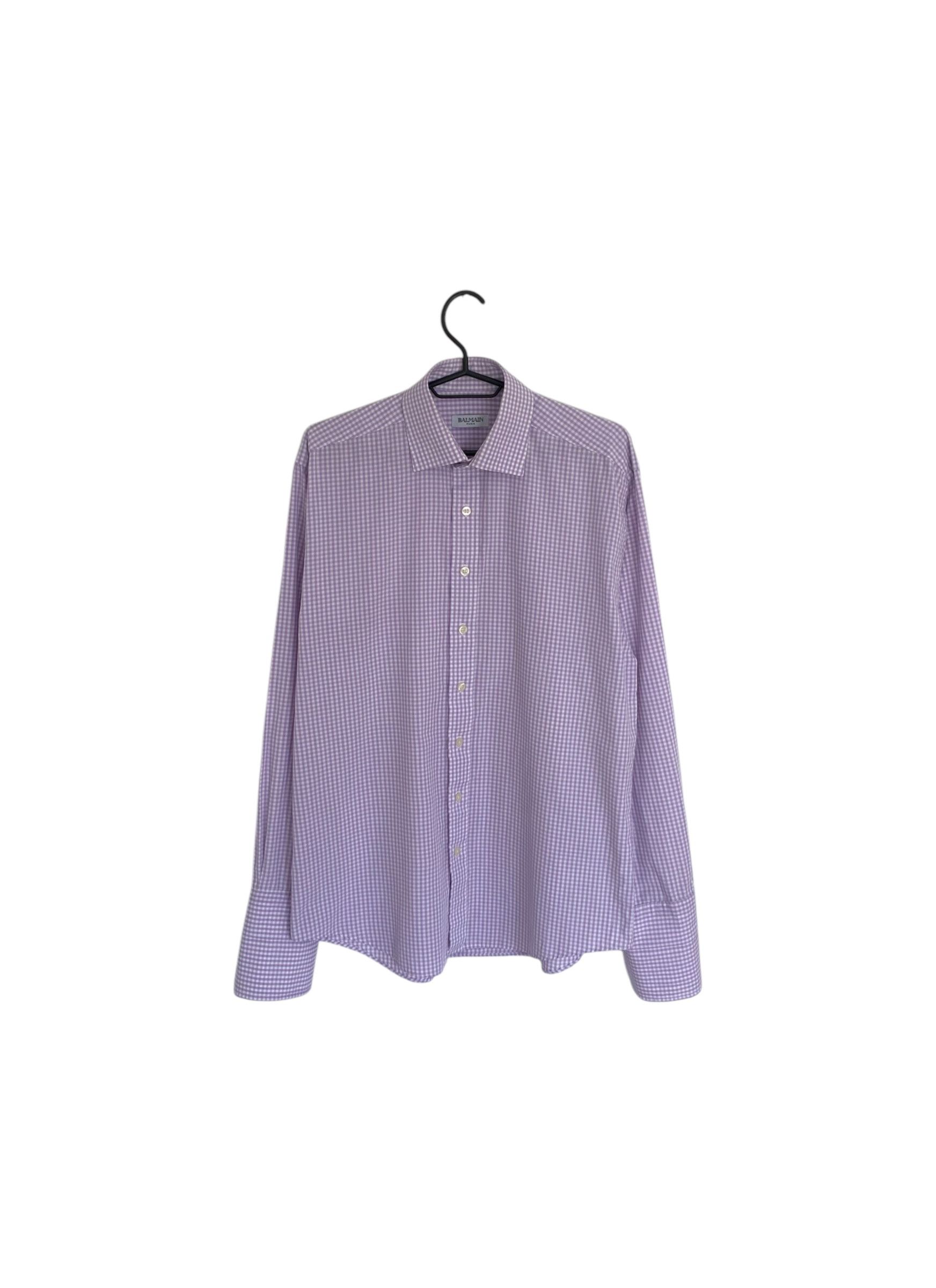 Balmain × Pierre Balmain plaid shirt size 39 Size 38R - 1 Thumbnail
