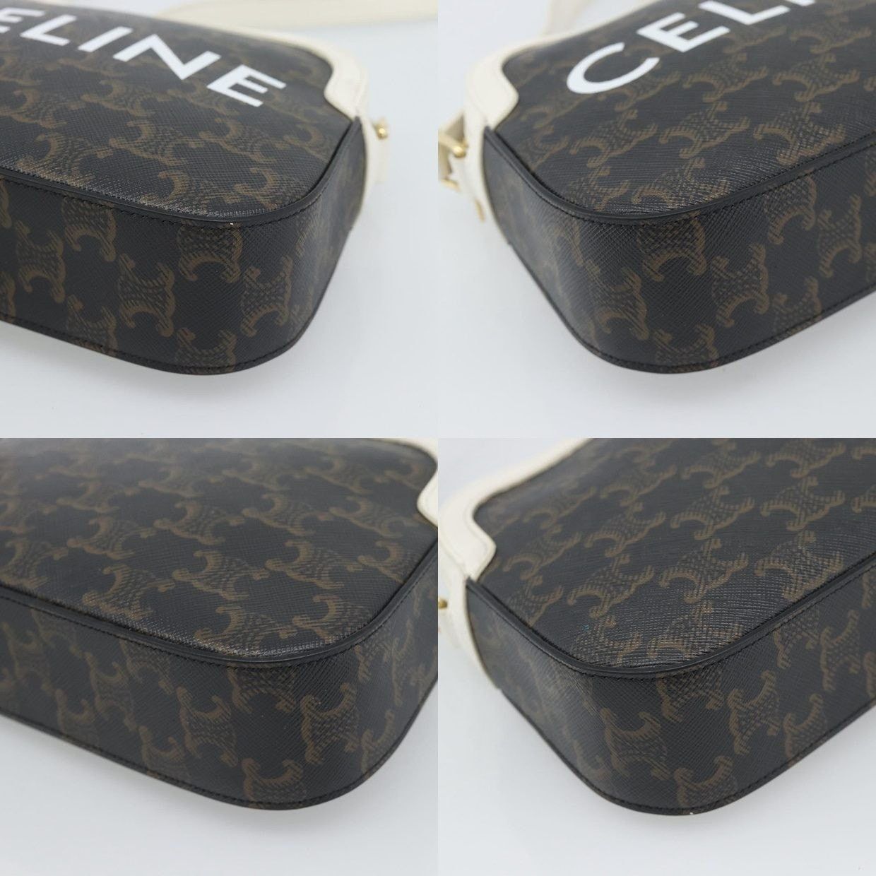 Celine Celine Triomphe Shoulder Bag Black Size ONE SIZE - 9 Thumbnail