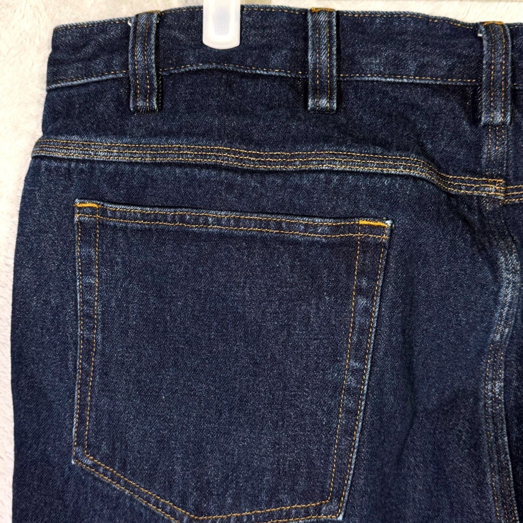 Denime Duluth Trading Men’s Crop Jeans 44×28 Blue Denim 100% Cotton Straight Leg Excell Jeans Crop Straight Men’s Denim Blue 44×28 Duluth Size US 44 / EU 60 - 6 Thumbnail