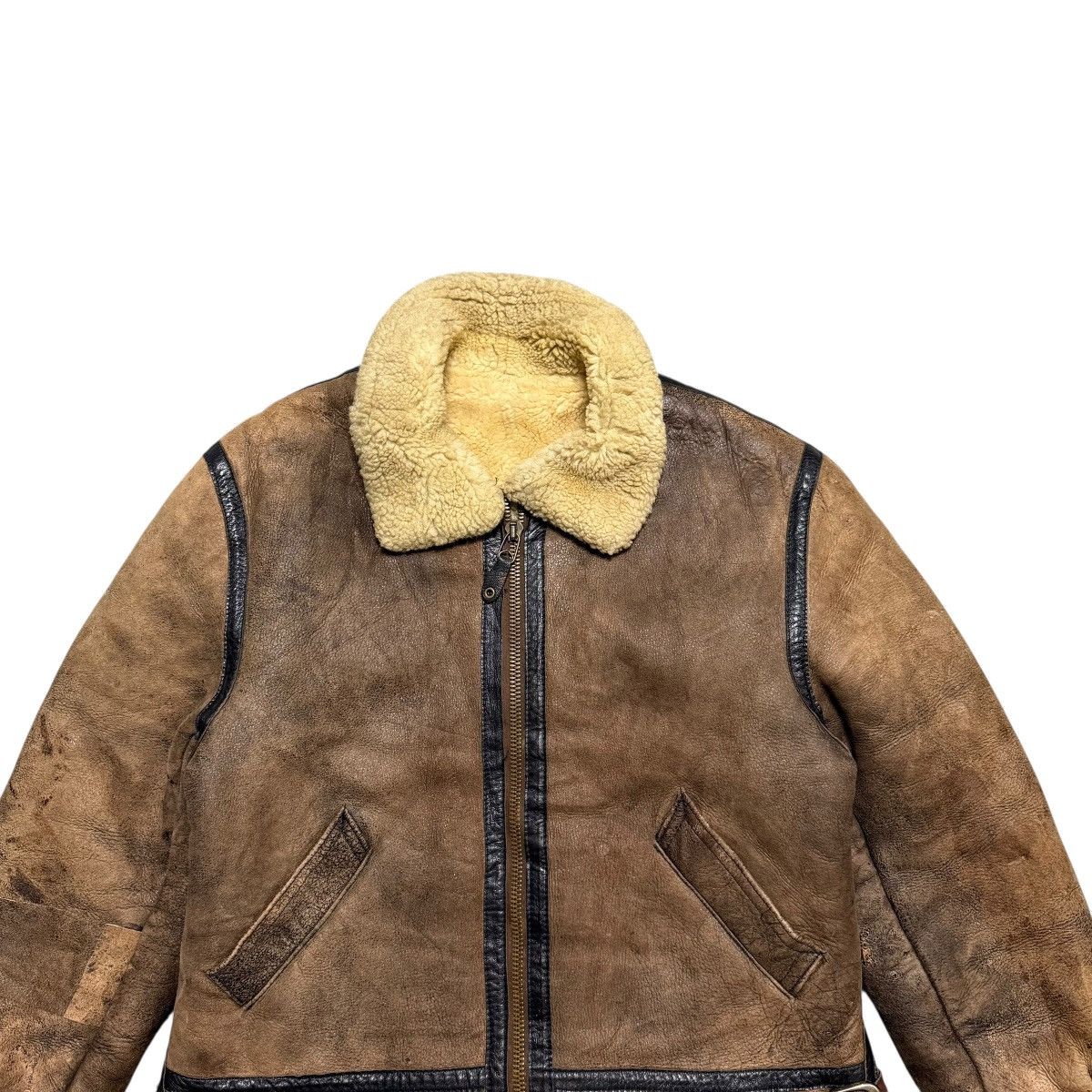 Golden Bear Vintage 80s Golden Bear Scovill Mouton Flight B3 Jacket Size US M / EU 48-50 / 2 - 8 Thumbnail