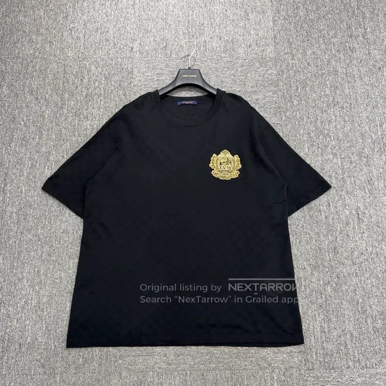 Louis Vuitton size 5l Embroidered Puppy Checker Short Sleev