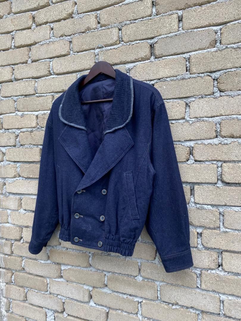 Japanese Brand Raika New Basic Double Breast Shawl Collar Jacket Size US M / EU 48-50 / 2 - 5 Thumbnail