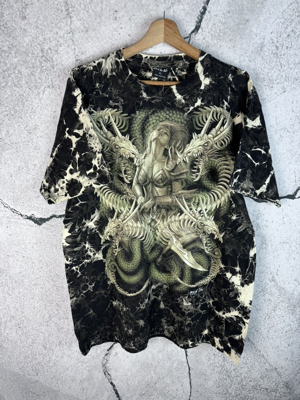 Japanese Brand Vintage Y2K Grunge Affliction Style T-Shirt Size US L / EU 52-54 / 3 - 1 Thumbnail