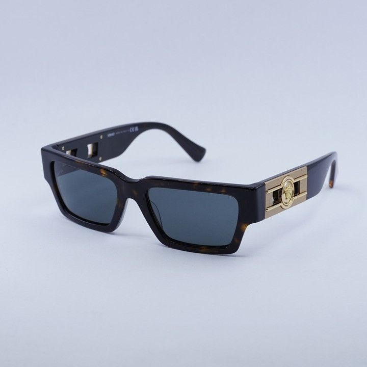Versace Versace VE4459 108/87 Unisex Sunglasses Havana Rectangle Size ONE SIZE - 1 Thumbnail