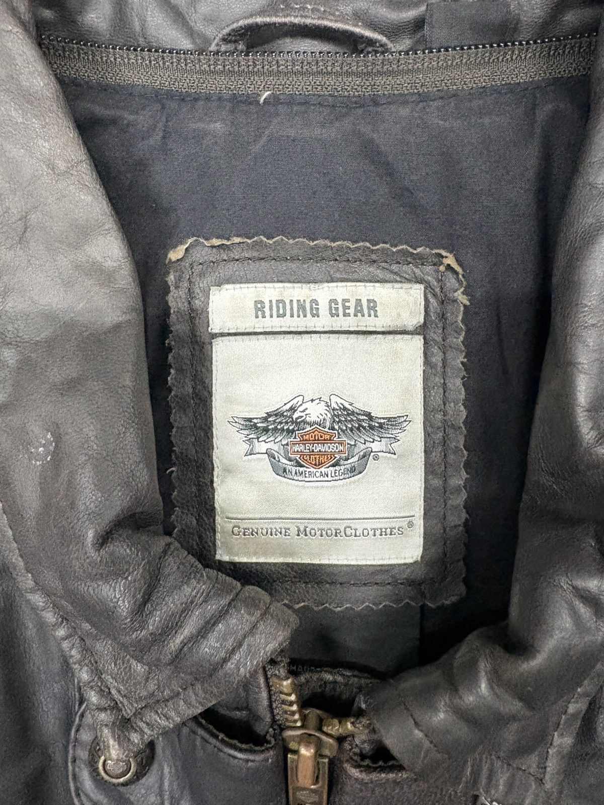 Harley Davidson Goatskin leather harley davidson H-DMC riding jacket Size US L / EU 52-54 / 3 - 9 Thumbnail