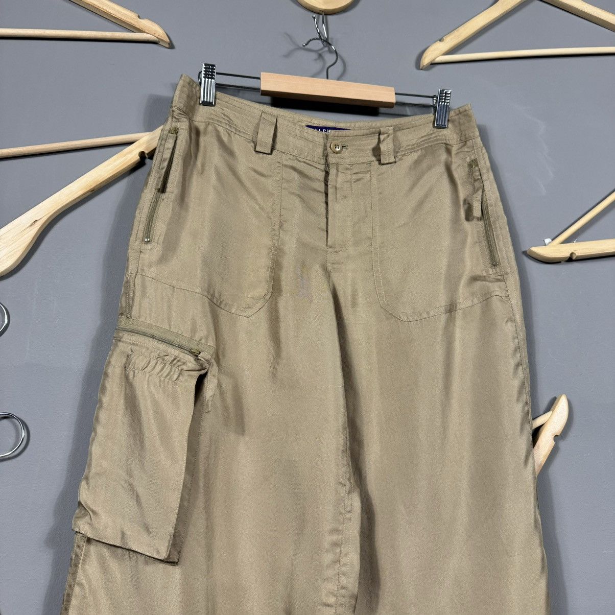 Ralph Lauren Ralph Lauren Purple Label Collection Archive 100% Silk Pants Size 28" / US 6 / IT 42 - 5 Thumbnail