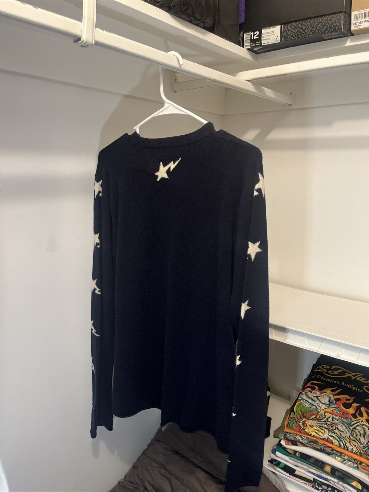 Bape Vintage A Bathing Ape Star Sweater Size US XL / EU 56 / 4 - 1 Thumbnail
