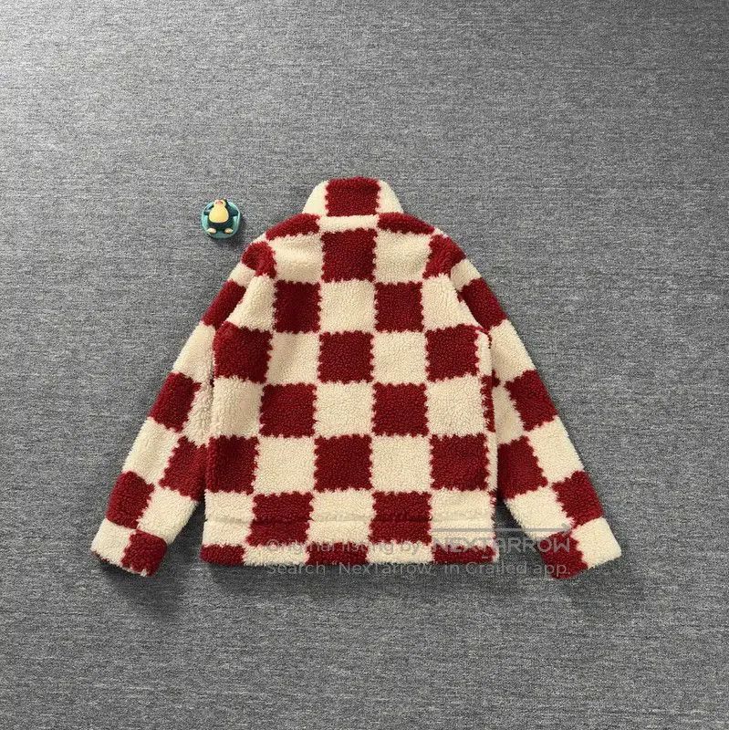 Louis Vuitton Louis Vuitton Red Wool Oversized Jacket . Size US XL / EU 56 / 4 - 2 Thumbnail