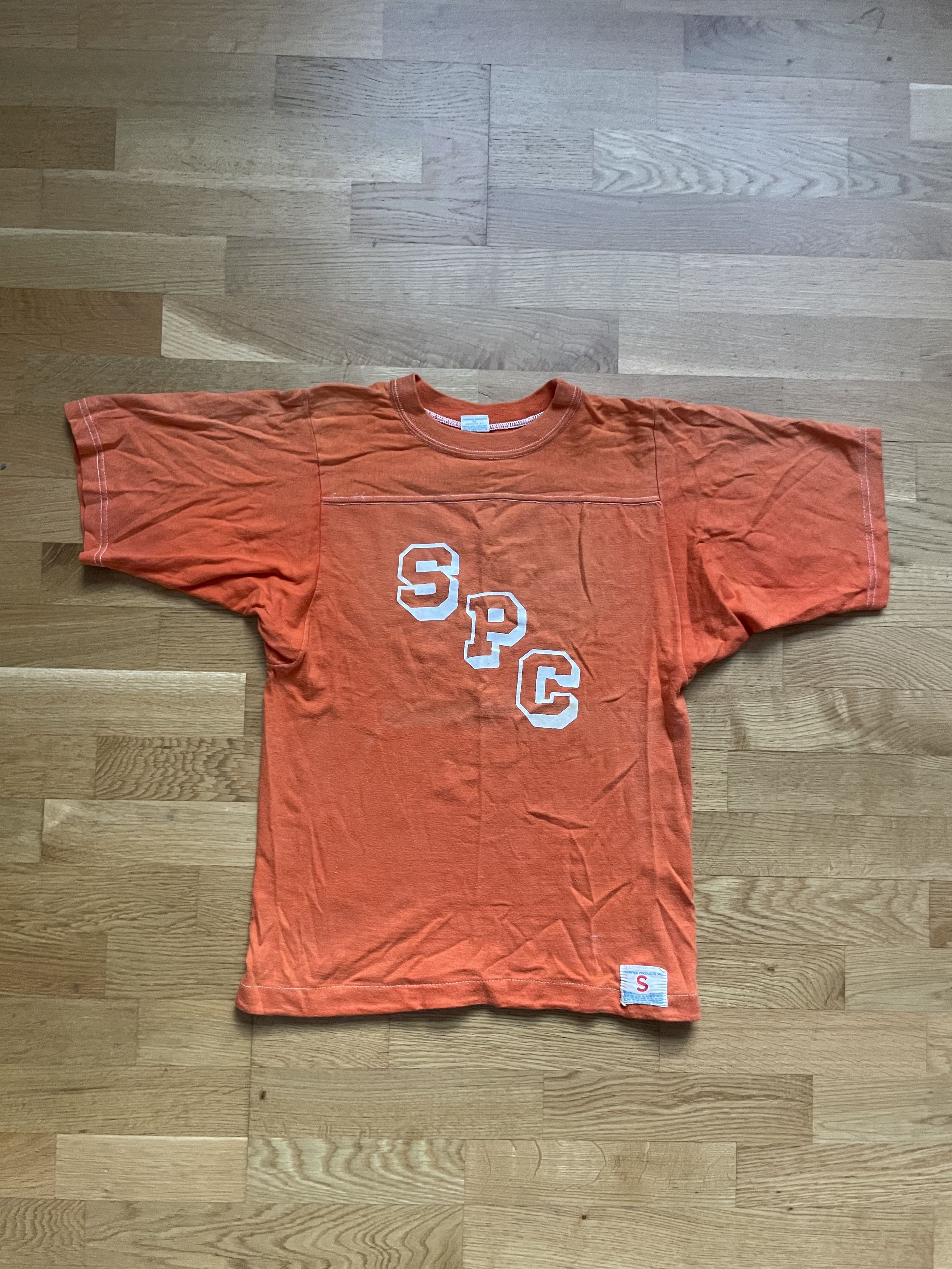 Champion × Vintage Vintage blue-bar champion college shirt Size US S / EU 44-46 / 1 - 1 Thumbnail