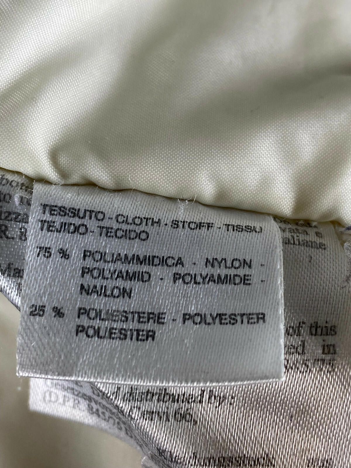 Designer Weekend Max Mara White Full Zip Nylon Hooded Jacket Size 6 Size M / US 6-8 / IT 42-44 - 8 Thumbnail