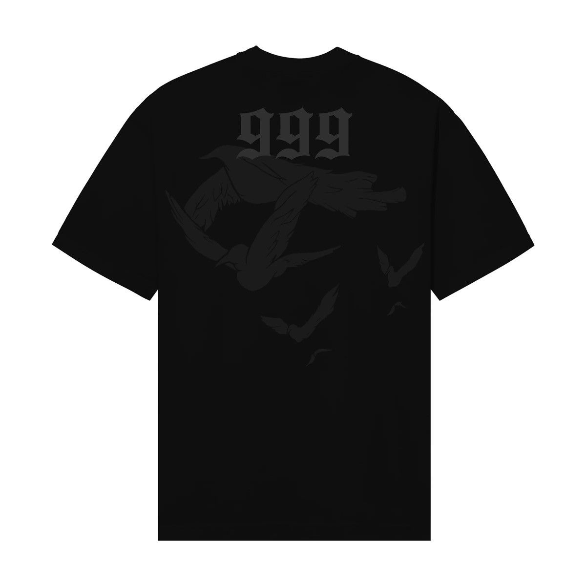 image of 999 Club x Revenge Juice Wrld Dove Tee Black, Men's (Size 2XL)