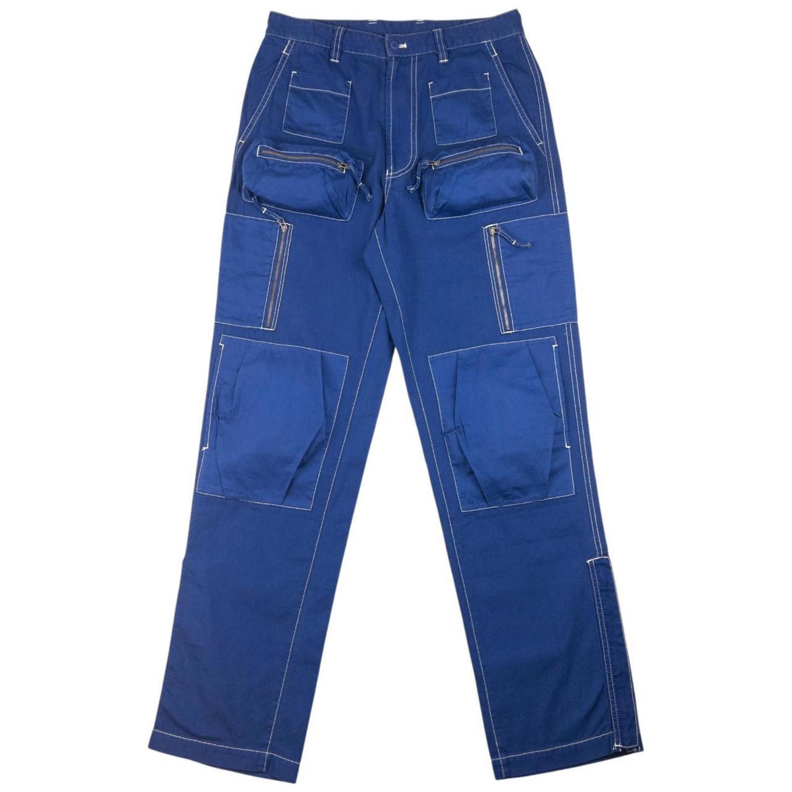 Issey Miyake Vintage Issey Miyake Multi Pocket Cargo Trousers Size W30 Size US 30 / EU 46 - 1 Thumbnail