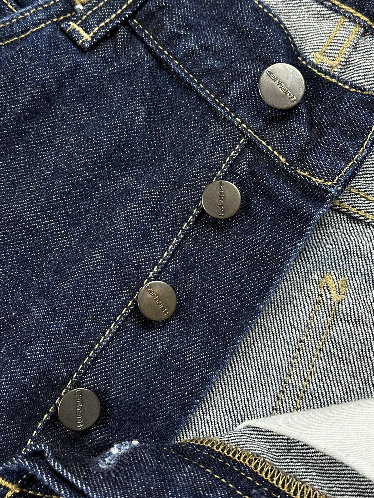 Carhartt Wip Carhartt WIP Texas Pant Blue Denim Jeans Men’s Size W30 L34 Size US 30 / EU 46 - 9 Thumbnail
