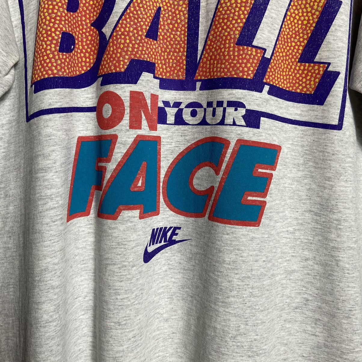 Nike Vintage 90s Nike Swoosh Basketball T-Shirt Size US XL / EU 56 / 4 - 4 Thumbnail