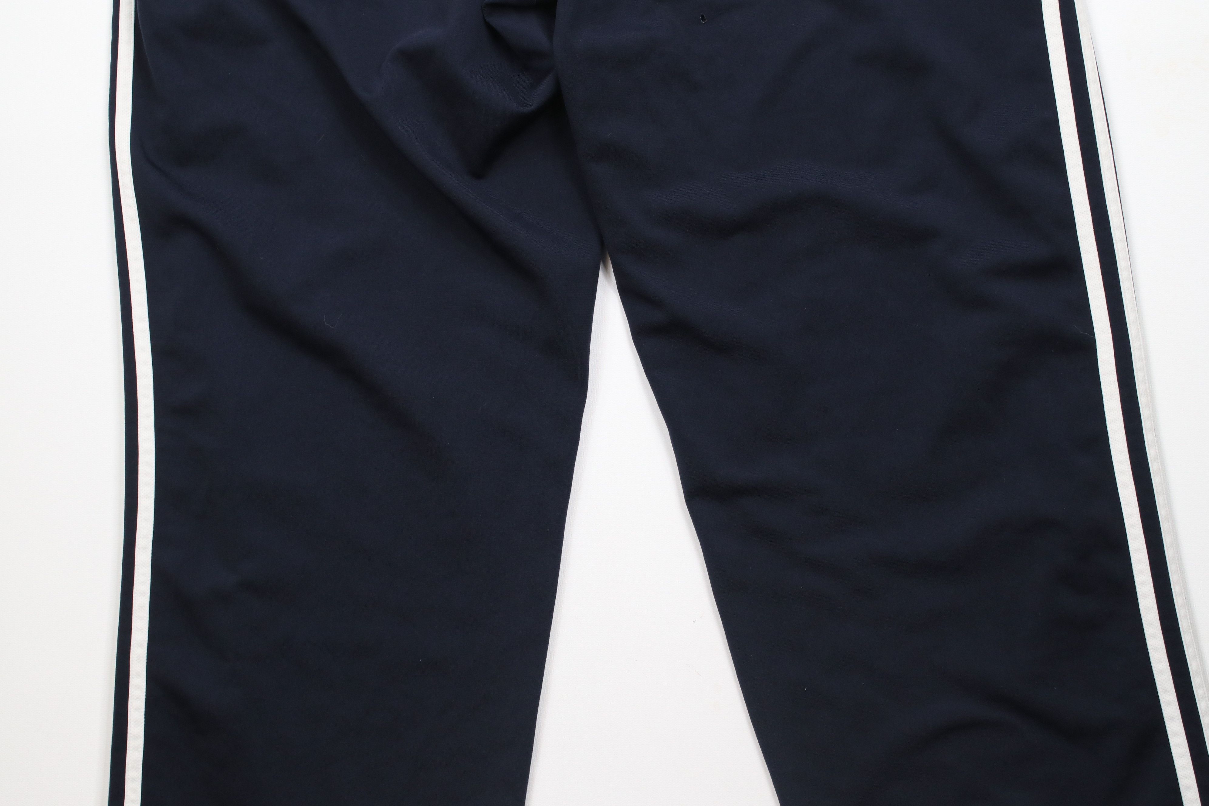 Adidas × Vintage Vintage Y2K Adidas Spell Striped Wide Leg Sweatpants Blue Size US 38 / EU 54 - 14 Thumbnail