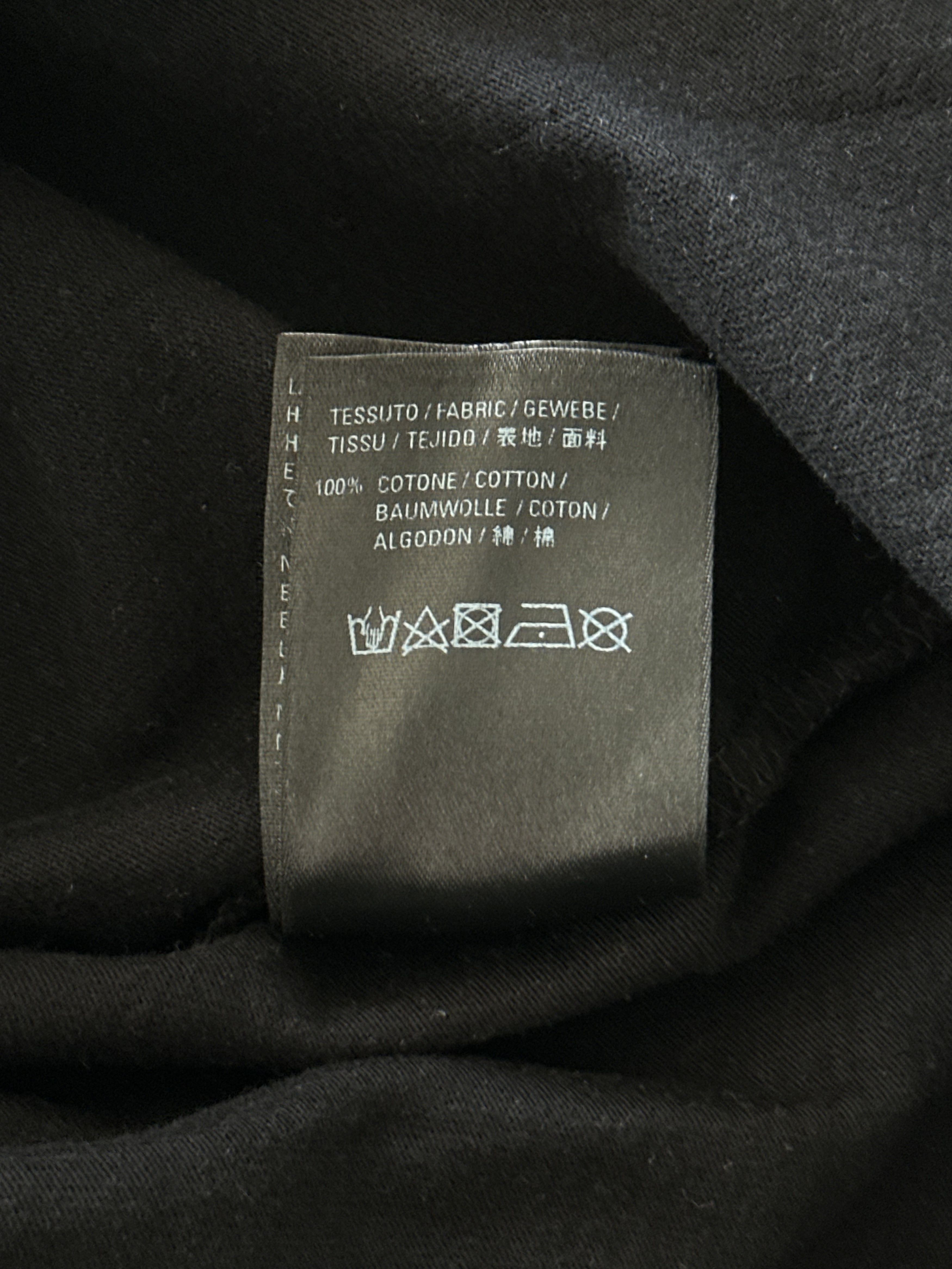 Balenciaga Balenciaga Black & White Waterfall Logo T-Shirt Size US L / EU 52-54 / 3 - 6 Thumbnail