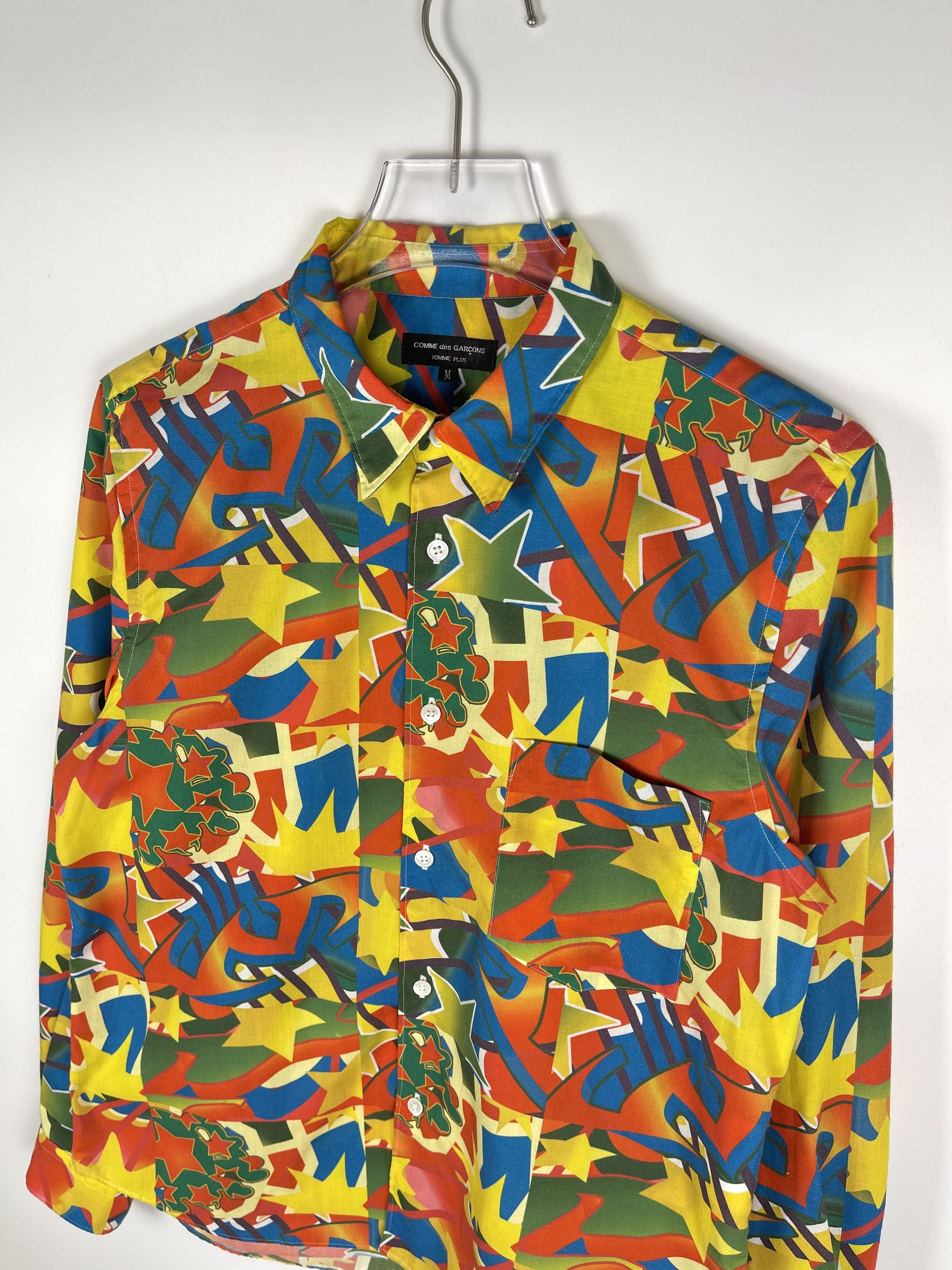 Comme des Garcons × Comme des Garcons Homme Plus Comme Des Garcons Homme Plus A/W01 Psychedelic Shirt Size US M / EU 48-50 / 2 - 2 Thumbnail