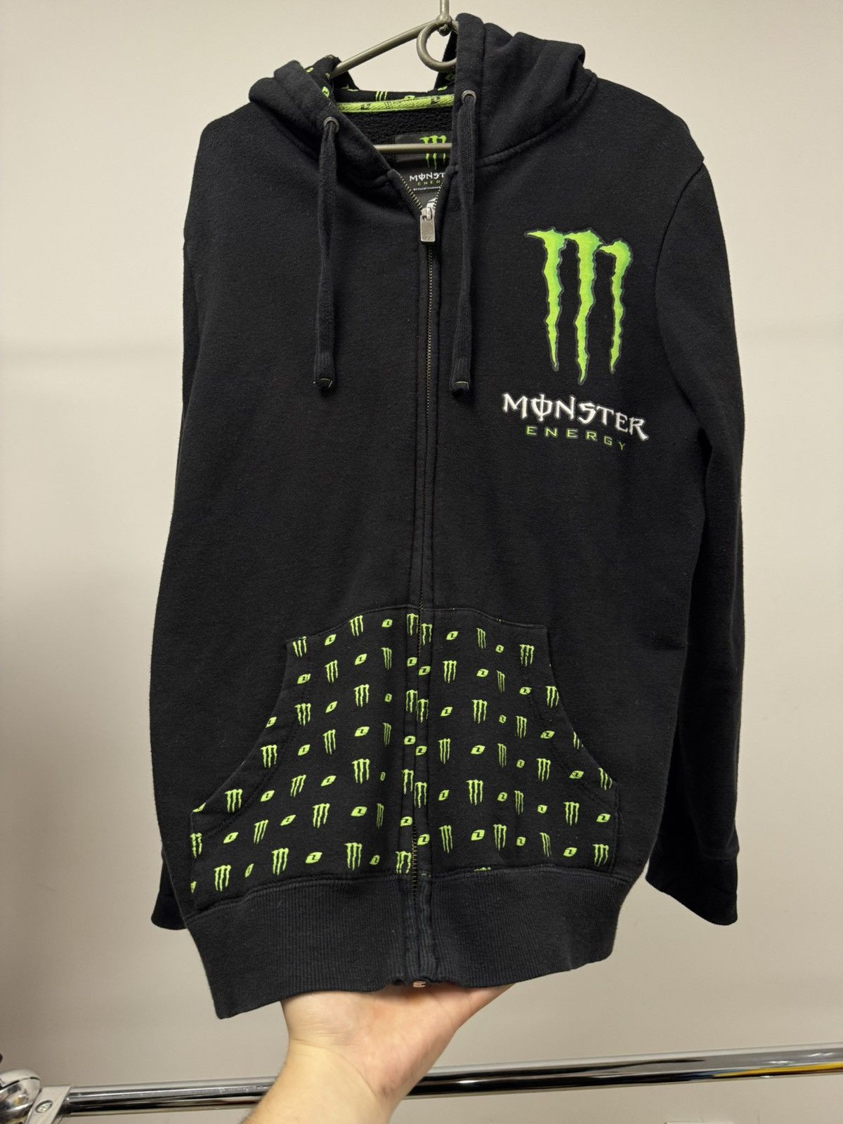 Vintage Vintage Monster Energy Full Zip Hoodie Y2K Racing Men L Size Size US L / EU 52-54 / 3 - 3 Thumbnail