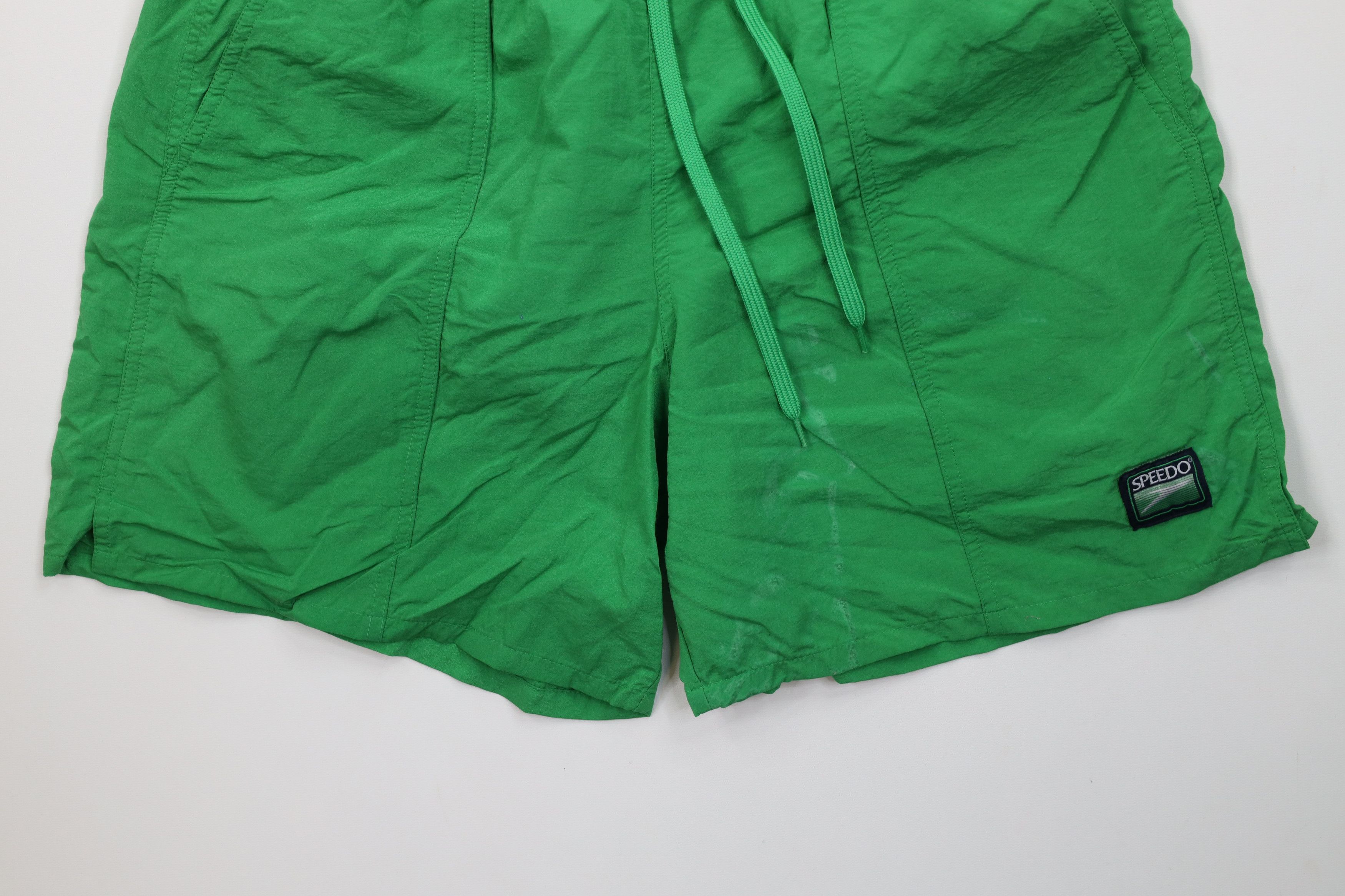 Speedo Vintage Speedo Spell Out Box Logo Lined Shorts Swim Trunks Size US 34 / EU 50 - 4 Thumbnail