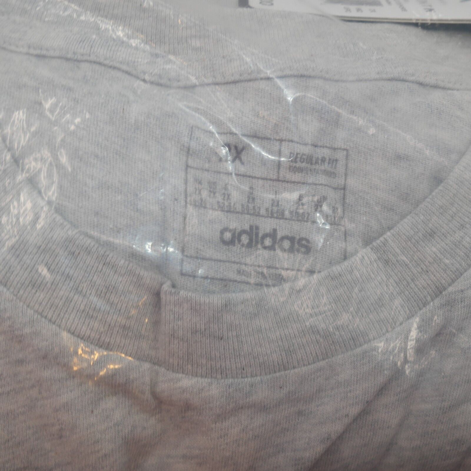 Adidas NEW Adidas Women's 2x Gray Floral Logo Graphic Tee Shirt Size XXL / US 16-18 / IT 52-54 - 5 Thumbnail