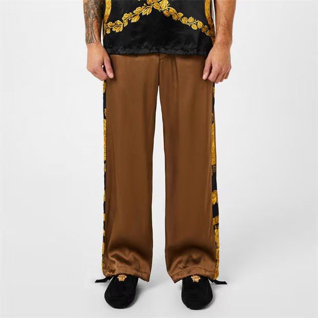Versace o1g2r1mq0824 Sweatpants & Joggers in Black & Gold Size US 32 / EU 48 - 3 Thumbnail