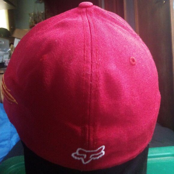 Fox Racing Fox x Honda Racing Fitted Hat Cap Wool Size ONE SIZE - 3 Thumbnail