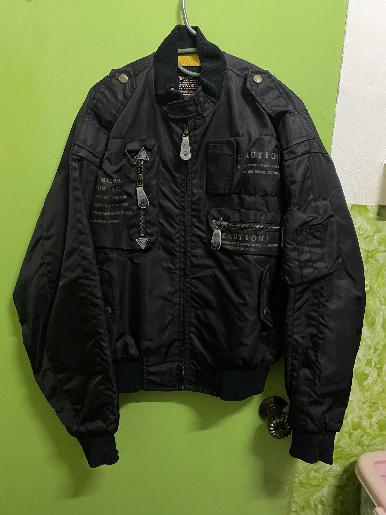 Japanese Brand Nankai Japan Flight Jacket For Motorcycle Multipocket Size US M / EU 48-50 / 2 - 1 Thumbnail