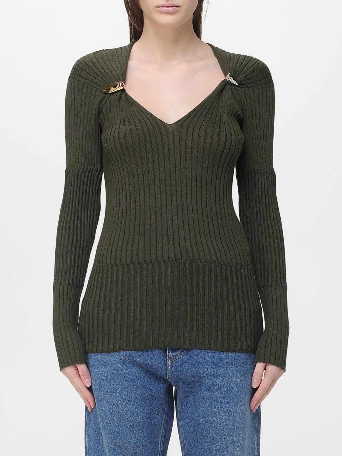 Bottega Veneta Bottega Veneta Sweater Woman Green Size L / US 10 / IT 46 - 1 Thumbnail