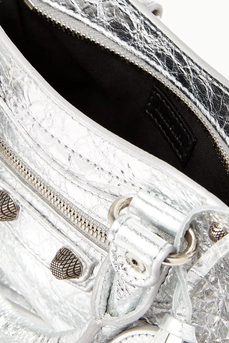 Balenciaga o1in1g0824 Size : OS / Neo Cagole Tote Bag Metallized Silver Size ONE SIZE - 4 Thumbnail