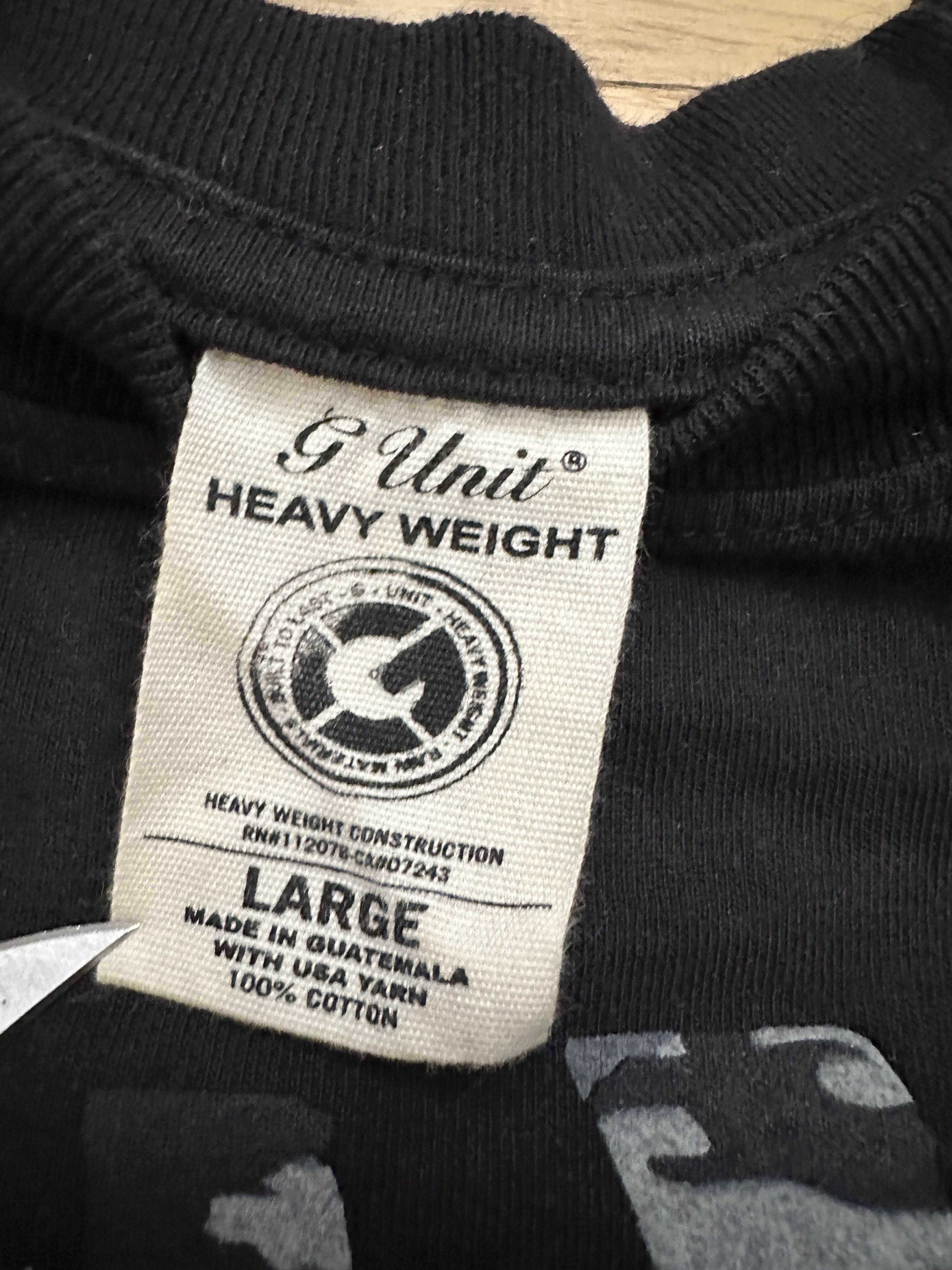 G-Unit Vintage G Unit Heavy Weight Black Graphic Rap Tee Large Size US L / EU 52-54 / 3 - 4 Thumbnail