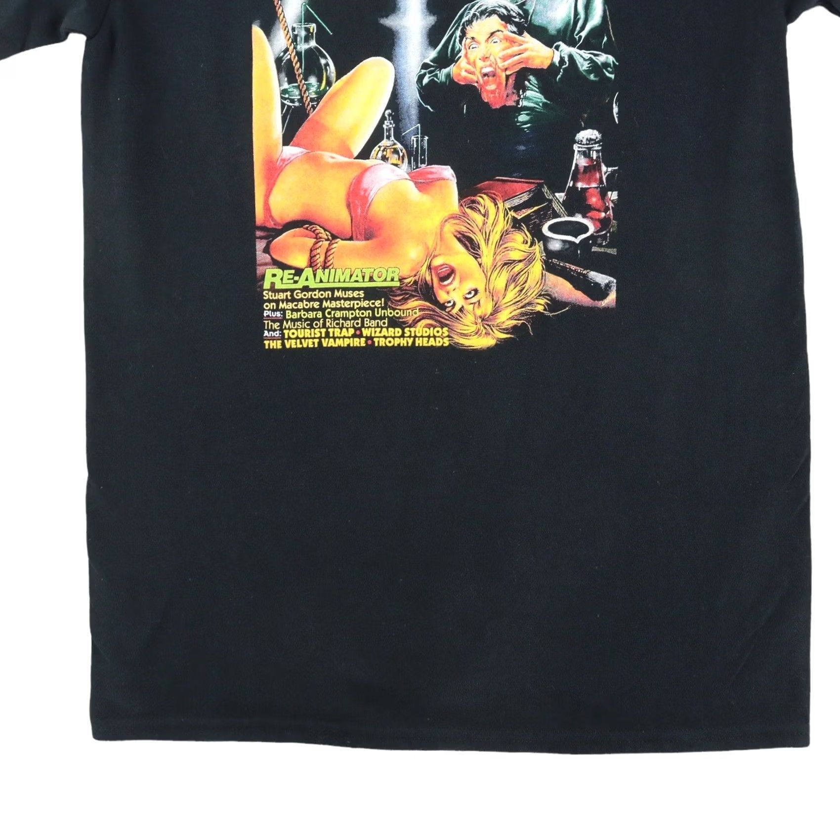 Gildan Delirium #1 Cult horror sci fi Re-Animator Tshirt Small Black RARE Gildan Shirt Men S Horror 90s? Size US S / EU 44-46 / 1 - 7 Thumbnail