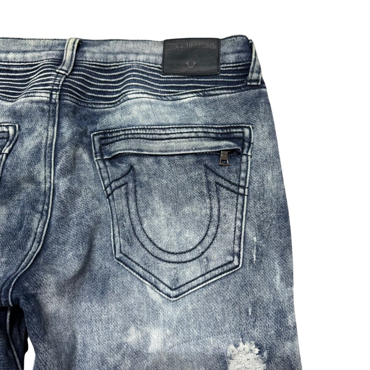 True Religion True Religion Rocco Denim Biker Jeans Size US 34 / EU 50 - 13 Thumbnail