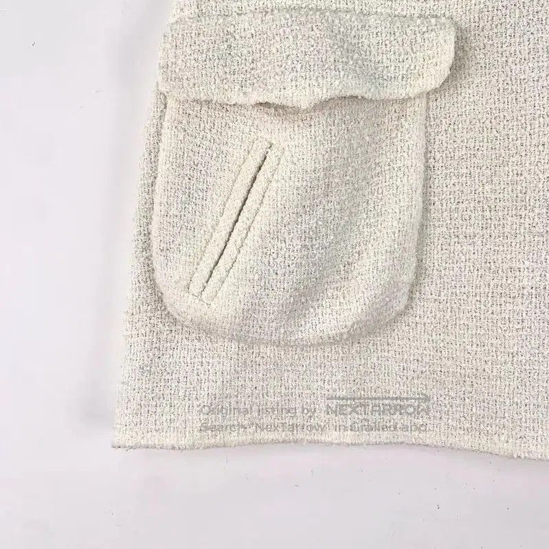 Chanel Chanel White Nylon Skirt Size XS . Size 22" - 4 Thumbnail