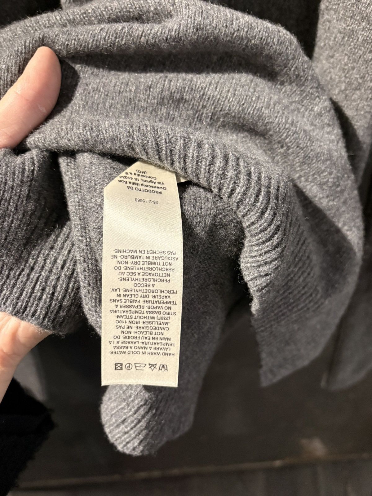 Rick Owens RICK OWENS GREY KNIT HOODIE Size S / US 4 / IT 40 - 6 Thumbnail