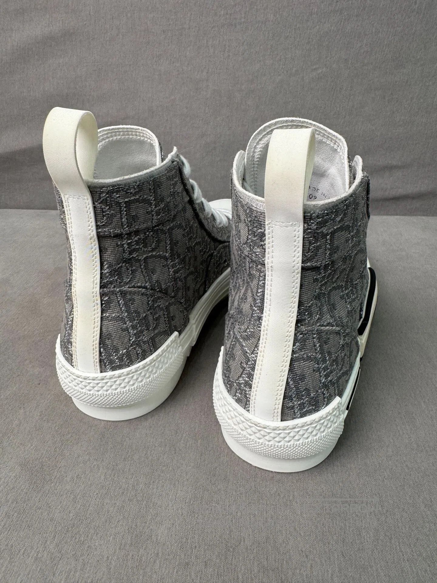 Dior Dior B23 Gray Canvas High. Size US 8.5 / EU 41-42 - 5 Thumbnail