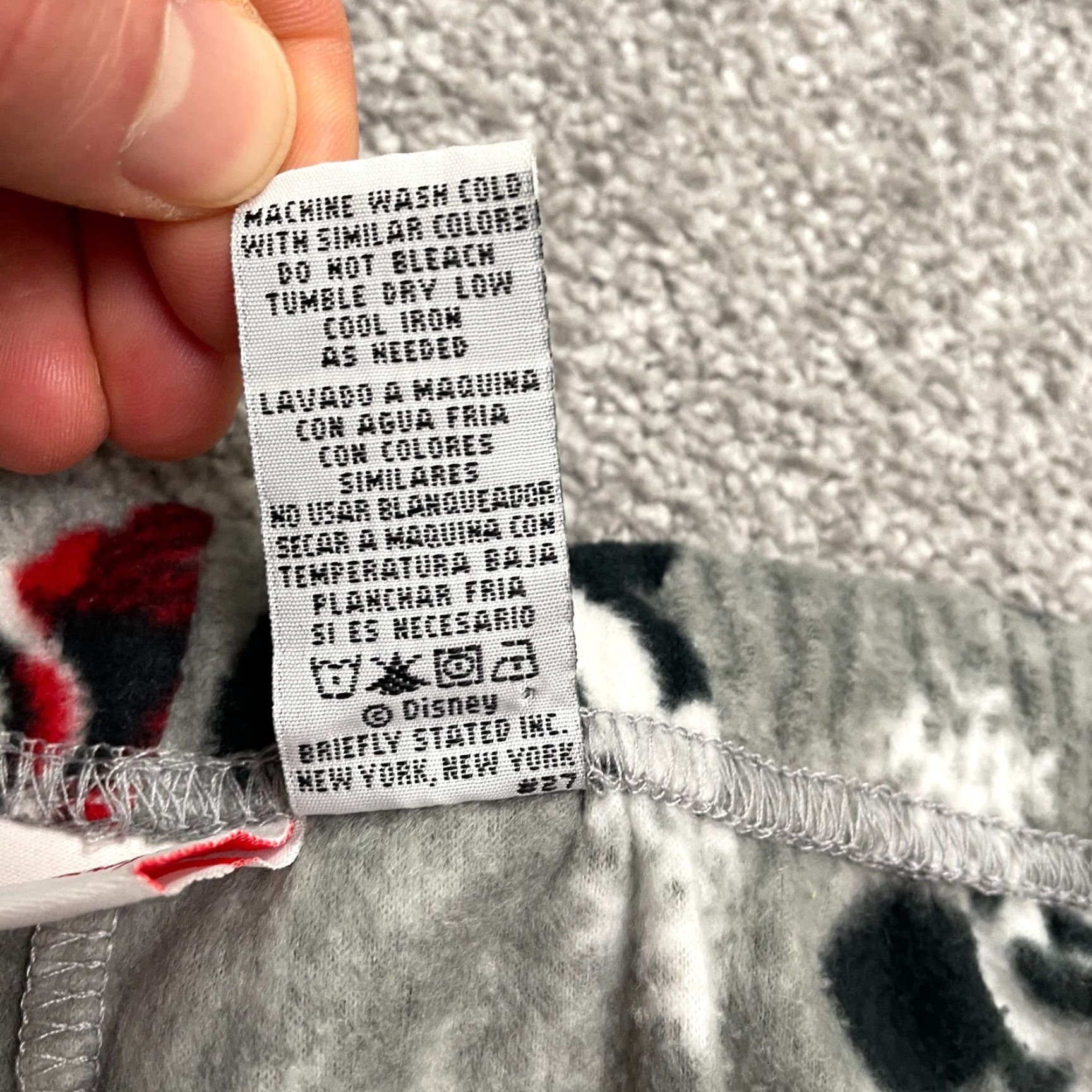 Disney Disney Mickey Mouse Plush Pajama Pants Mens Medium Multicolor Printed Holiday 32x31 Shirt? Size US 31 - 5 Thumbnail