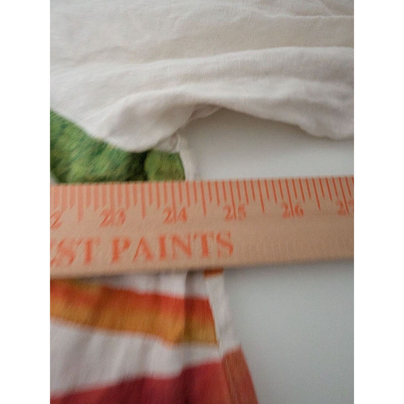Designer John Mark 100% Linen Stripe Shirt Womens Size 0X White Color Size L / US 10 / IT 46 - 13 Thumbnail