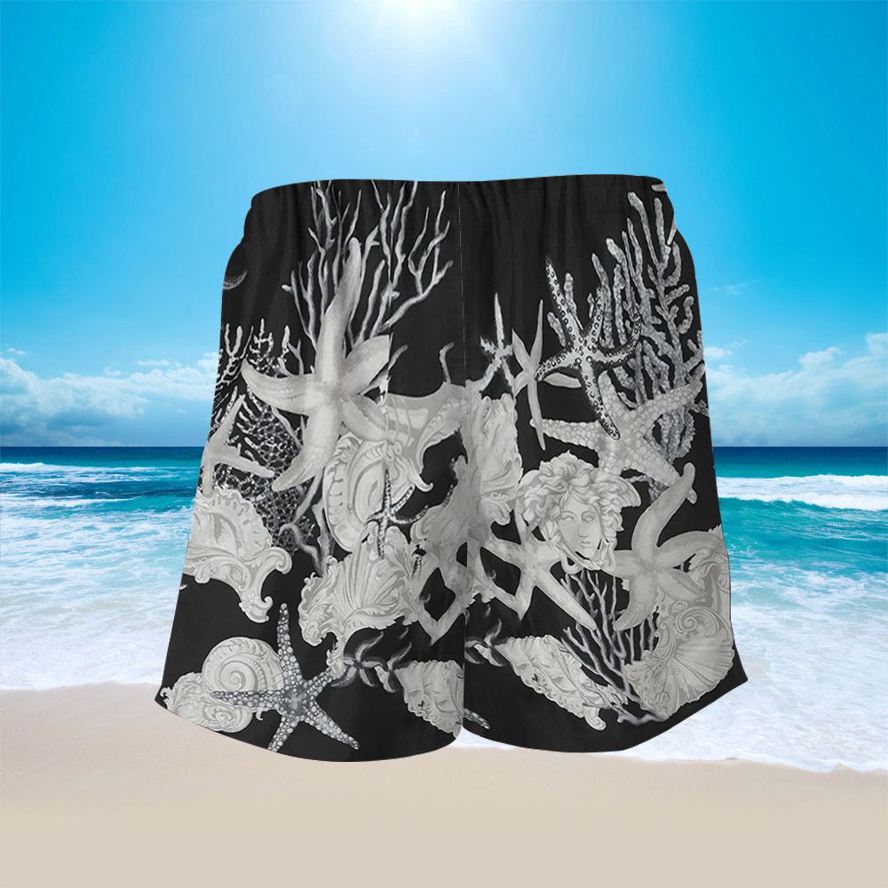 Designer Barocco Sea Shorts – Men’s Designer Summer Shorts Size US 26 / EU 42 - 4 Thumbnail