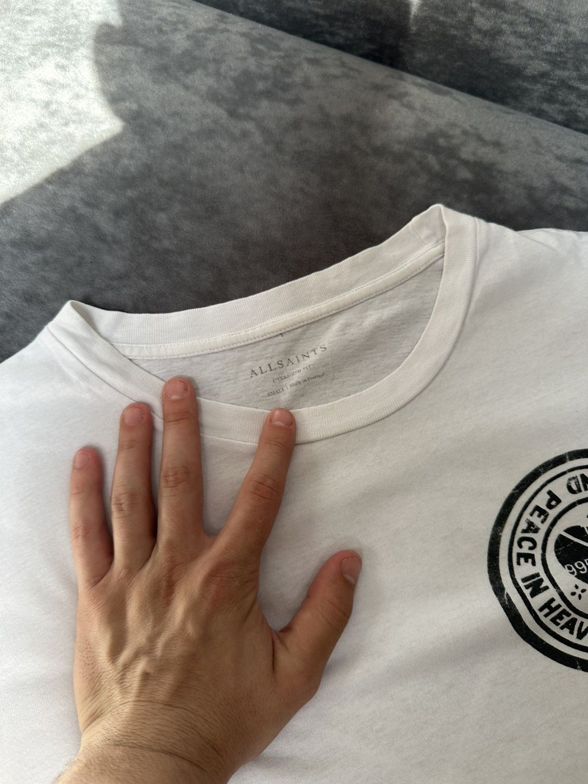 Other Vintage Y2K Allsaints OverSized Tee Logo Luxury Size US S / EU 44-46 / 1 - 6 Thumbnail