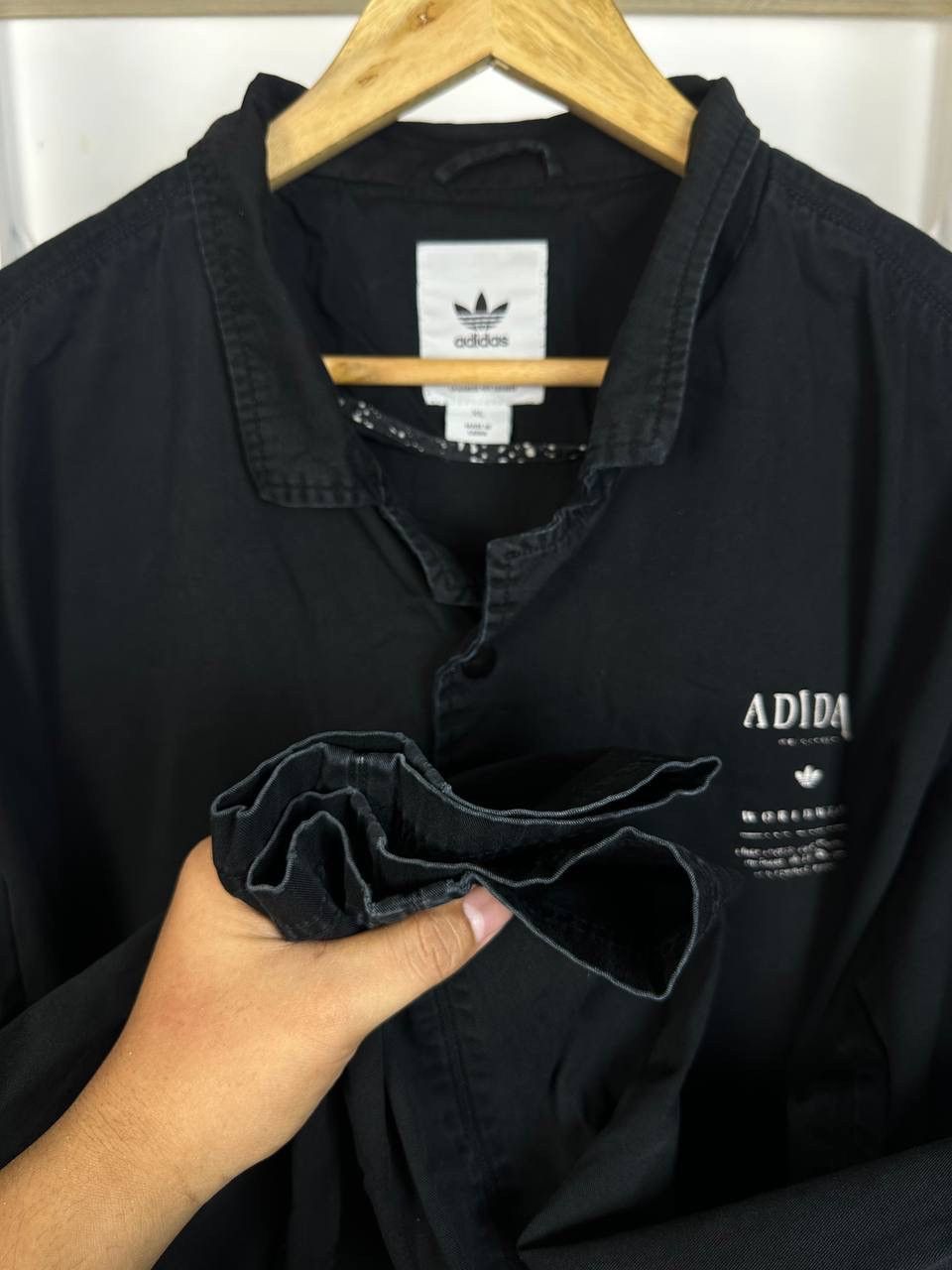 Adidas RARE ADIDAS WORLDWIDE LONG JACKET Size US XL / EU 56 / 4 - 9 Thumbnail