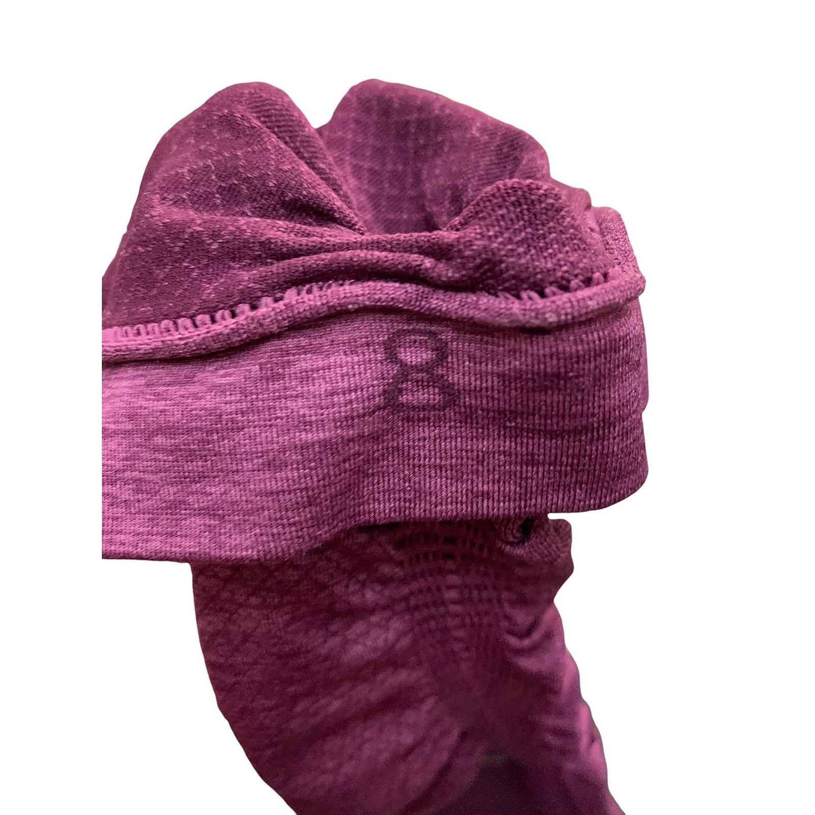Lululemon Lululemon In The Flow Crop II Heathered Bordeaux Drama sz 8 Size 30" / US 8 / IT 44 - 5 Thumbnail