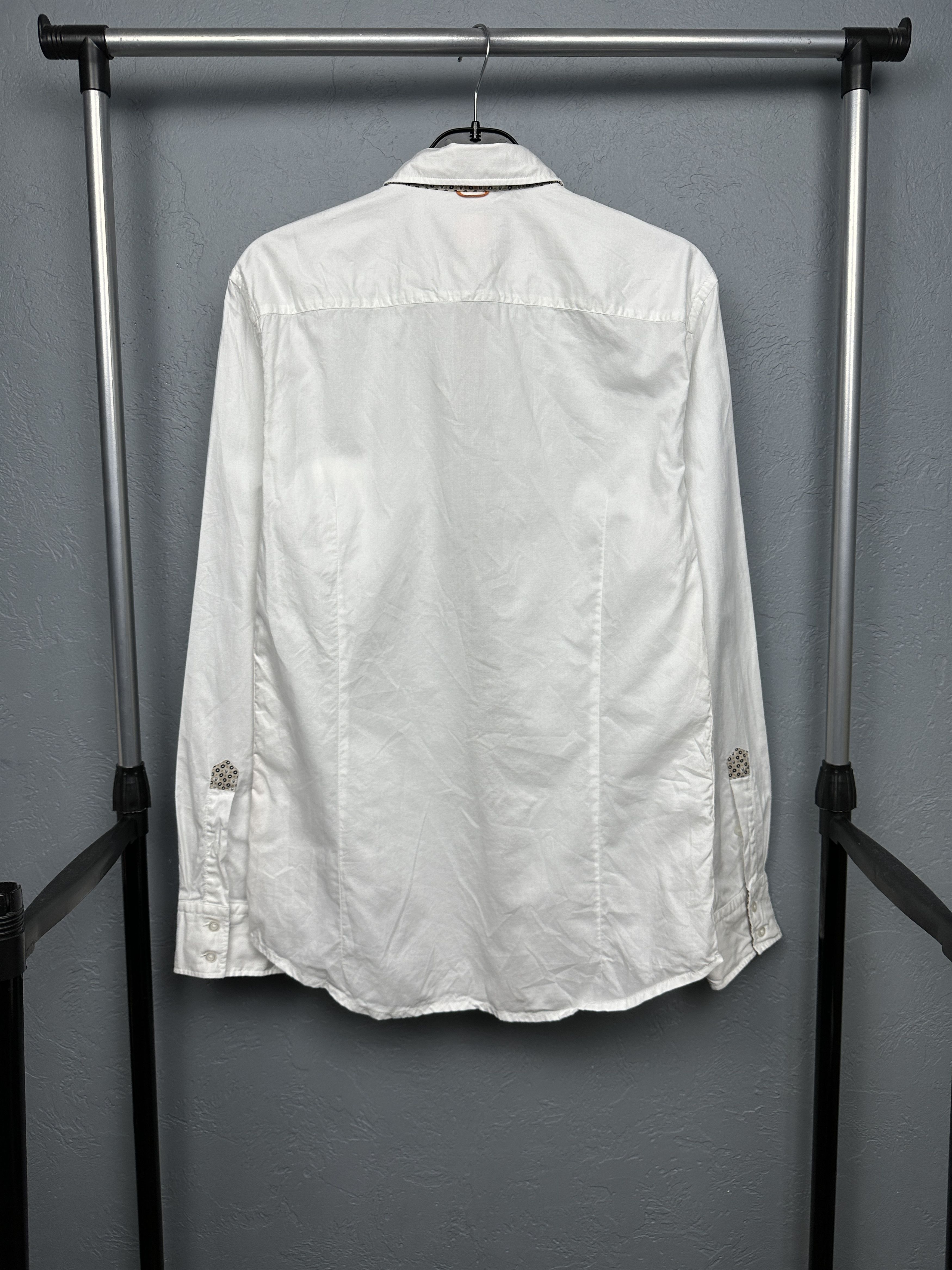 Hugo Boss Hugo Boss Mens Long Sleeve White Shirt Size US L / EU 52-54 / 3 - 7 Thumbnail