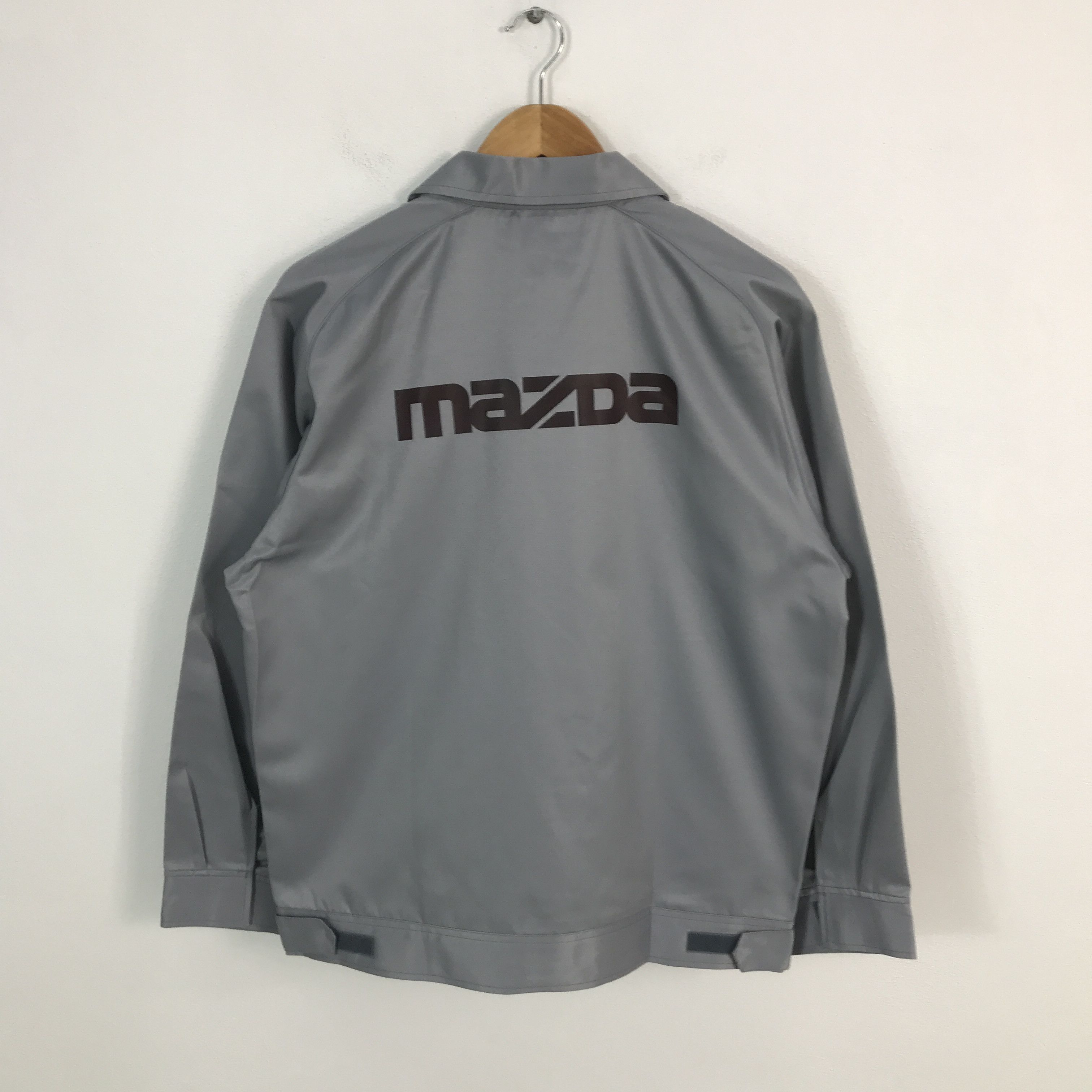 Japanese Brand × Sports Specialties Vtg mazda racing grey uniform custom Japan jacket Size US L / EU 52-54 / 3 - 3 Thumbnail
