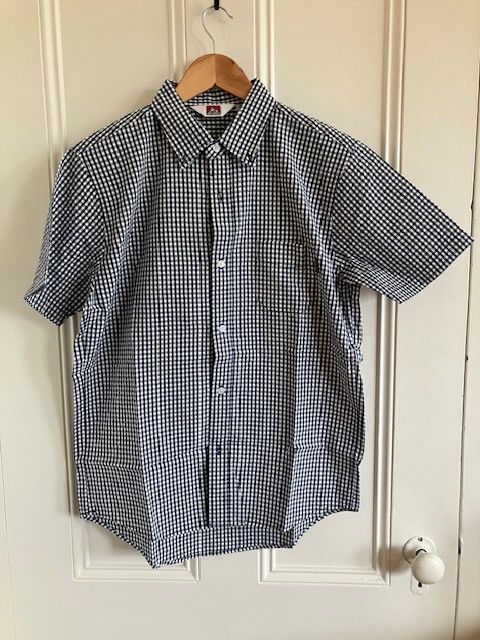 Ben Davis Ben Davis Japan Short Sleeve Checkered Button up, Size L Size US L / EU 52-54 / 3 - 1 Thumbnail